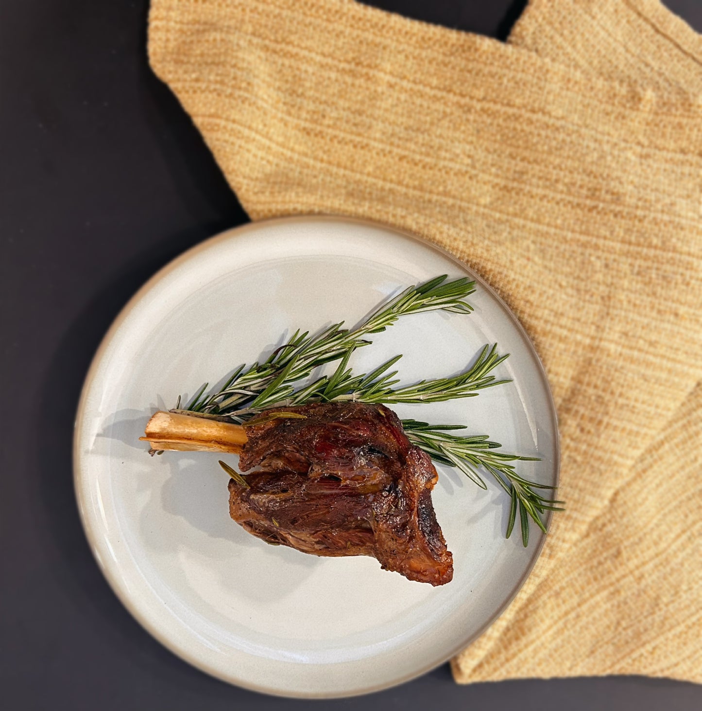 Jarrets d'agneau braisés