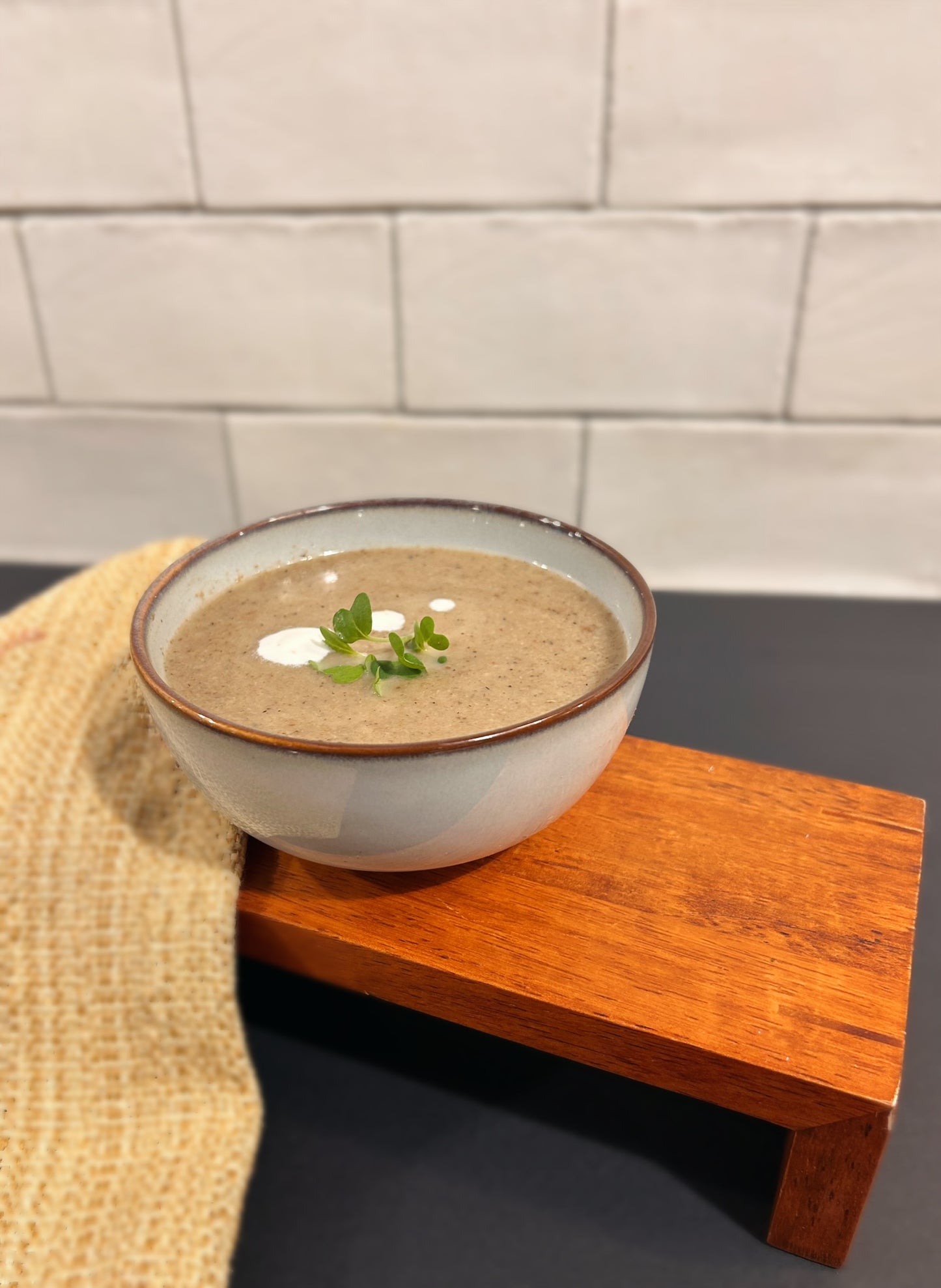 Crème de champignons