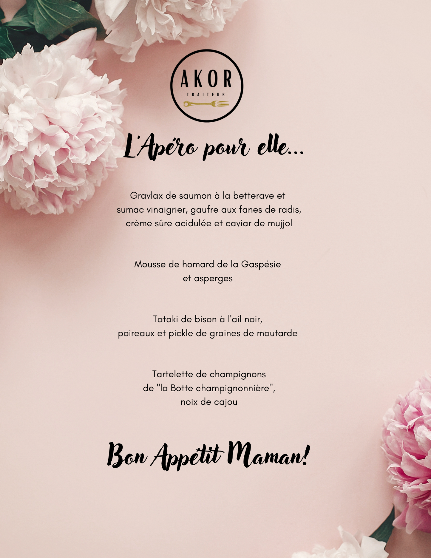 Boîte apéro Fête des Mères (16 bouchées)